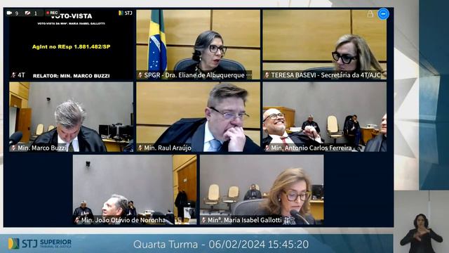 Quarta Turma - STJ - 06/02/2024 смотреть онлайн