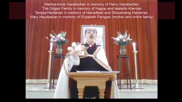 Armenian Genocide Martyrs Service & Sermon 04/24/20 смотреть онлайн
