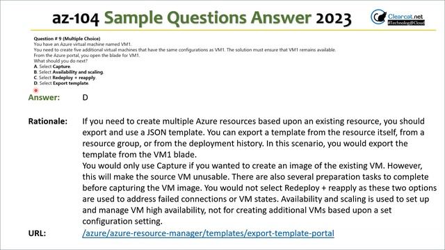 AZ-104 exam questions 2023 | Microsoft azure administrator | Best az 104 dumps to prepare | part смотреть онлайн