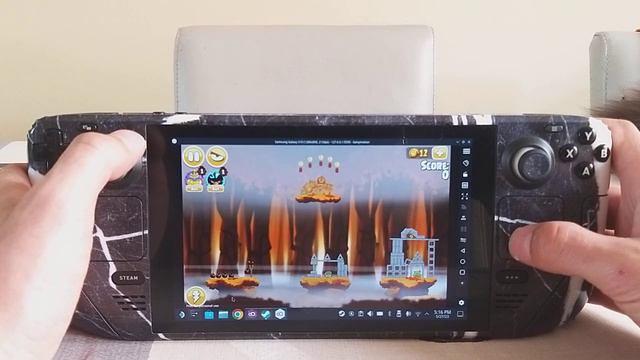 It's 'Angry Birds: Seasons' On a Steam Deck With a Natural Black & White Marble Stone Skin! смотреть онлайн
