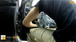 Шумоизоляция дверей Renault Sandero Stepway в уровне Экстра. АвтоШум.