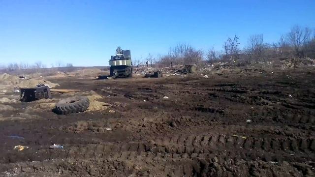 2015 год пос. Коммуна, окраины Дебальцево после взятия казаками 1 смотреть онлайн