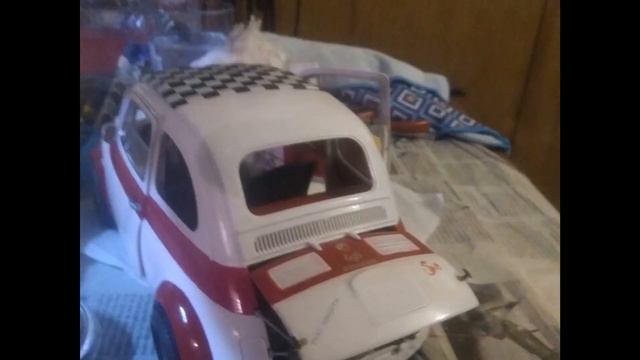 Fiat Abarth 695 ss pintado a pincel смотреть онлайн