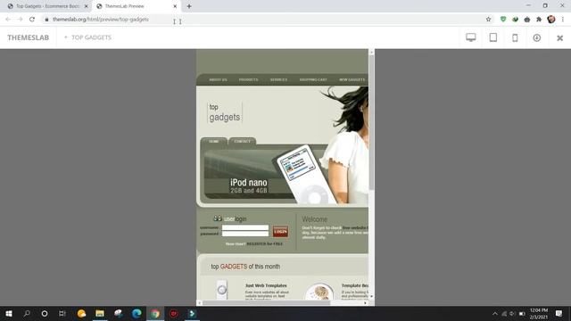 Top Gadgets: Ecommerce Bootstrap HTML Template смотреть онлайн