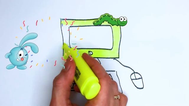 Bolalar Uchun Kompyuter rasm chizish - Drawing Computer with kids song- Рисуем Компьютер для детей смотреть онлайн