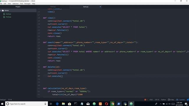 python tkinter video tutorial video 5:sql3 backend part 2 смотреть онлайн
