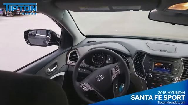 2018 Hyundai Santa Fe Sport Walkaround - Tipton Hyundai смотреть онлайн