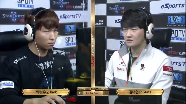 [SSL 2016 S1] Dark vs Stats Winner's Semifinals Match2 set1 -EsportsTV, Starcraft 2 смотреть онлайн