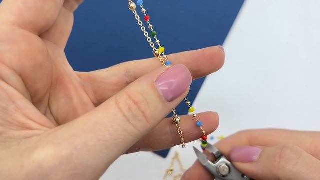 Моно серьга из цепочек с использованием концевика-цилиндра. Серёжка с цепями | DIY | Tanissa Hobby смотреть онлайн