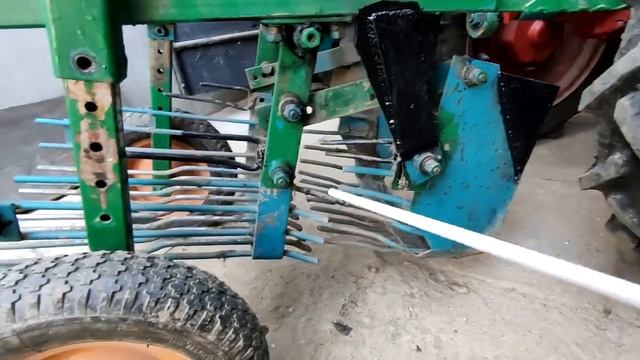 Картофелекопалка ККМ-2А к мотоблоку. Часть 1/2. Модернизация-2021.09 смотреть онлайн