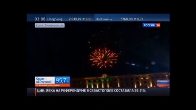 Гимн России в Симферополе 16 03 2014 смотреть онлайн