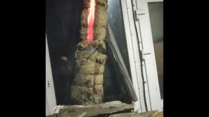 Печь длительного горения с водяным контуром, своими руками. Необычный эффект.