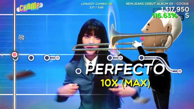 New Jeans Cookie - Trombone Champ Custom Chart - Debut Album смотреть онлайн