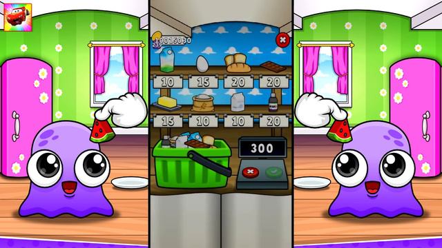 Moy 5 #1 Милый инопланетный зверёк мультик игра для детей Играем с виртуальным питомцем Моу смотреть онлайн