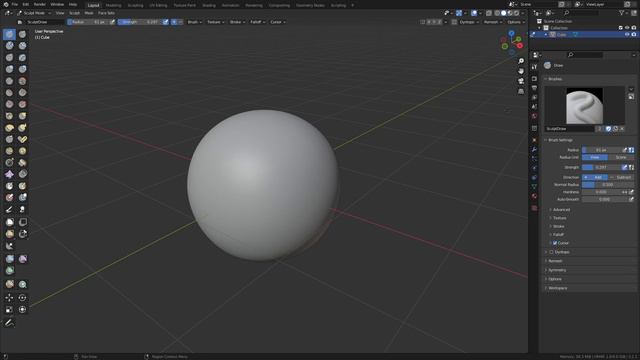 Курс Супер Blender. Разбор инструментов скульптинга смотреть онлайн