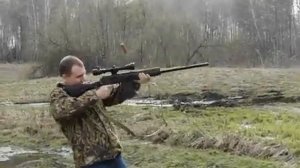 Сайга 12 С с оптикой.