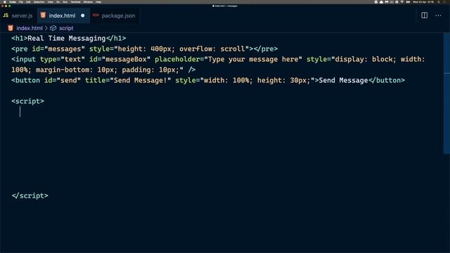 Node.js WebSocket Tutorial - Real-Time Chat Room using Multiple Clients смотреть онлайн
