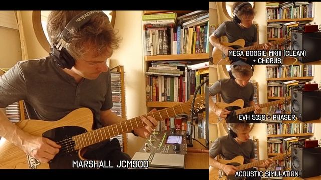 WEDNESDAY JAM - tones from the Mooer GE200 amp modeller/multi-FX (plus FREE jam track!) смотреть онлайн