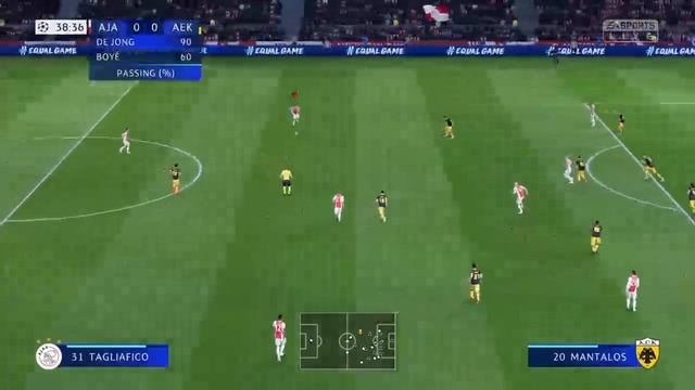 Ajax vs. AEK Athens | UEFA CHAMPIONS LEAGUE GROUP STAGE | FIFA 19 смотреть онлайн
