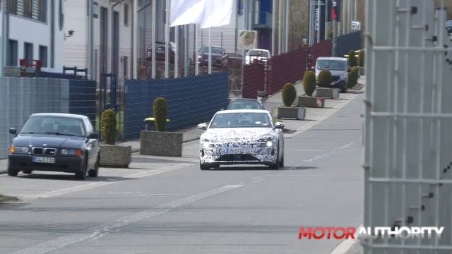 2024 Audi A6 E-Tron spy video смотреть онлайн