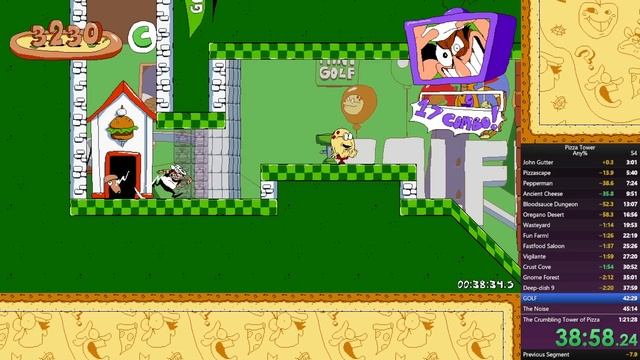 Pizza Tower Any% Speedrun - 1:16:27.38 смотреть онлайн