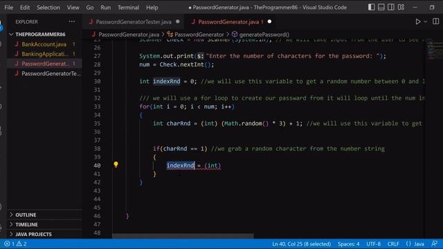 How to Create a Password Generator in Java смотреть онлайн