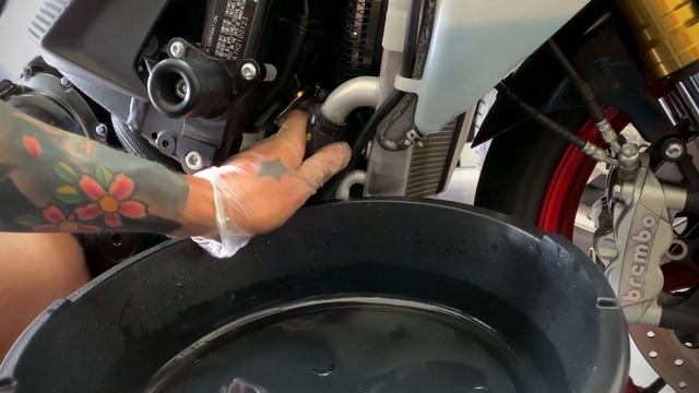 How To Flush & Change Motorcycle Coolant - GSXR750