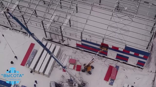 Строительство склада со встроенным АБК - ООО «УСР МОНТАЖСПЕЦСТРОЙ» смотреть онлайн