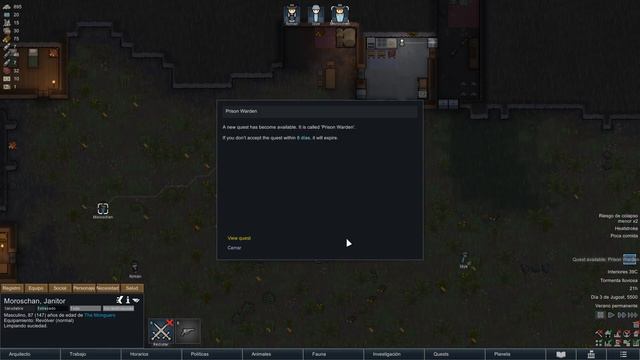 👑 Rimworld DLC ROYALTY !! | ep4 - PRISIONEROS DE PASO - Gameplay español смотреть онлайн