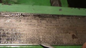 1А 616.Настройка станка на нарезку резьб.