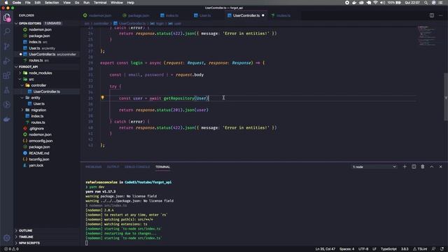 Envio de E-mail com Nodejs, Typescript e o Nodemailer! (Backend) смотреть онлайн