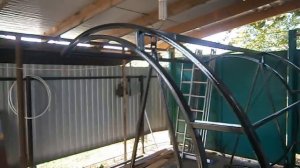 Садовые качели своими руками