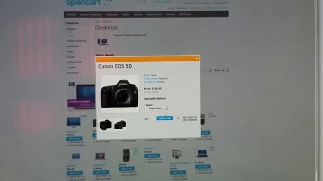 The Quick Buy demo For Opencart смотреть онлайн