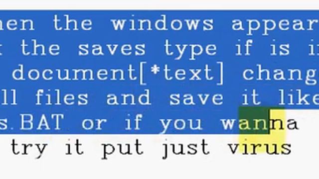 How to make a virus in notepad смотреть онлайн