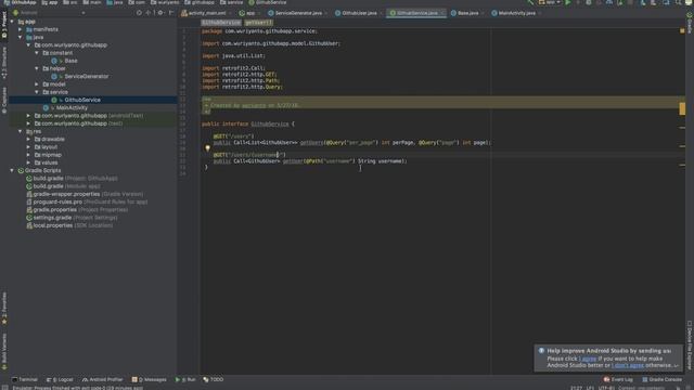 Tutorial Android, Retrofit dan Github API #3 смотреть онлайн