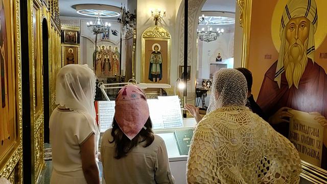 "Херувимская песнь" ( гарм. А.Касторского). Регент Анна Дубинина (Придел Серафима Саровского). смотреть онлайн