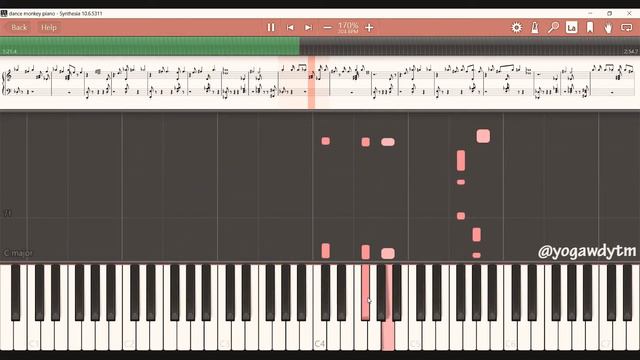 Dance Monkey | Tones and I Piano Cover Tutorial смотреть онлайн