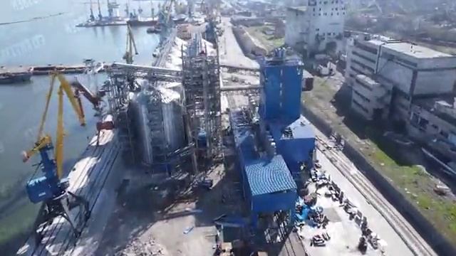 Мариупольский Морской Порт. Вид с дрона смотреть онлайн