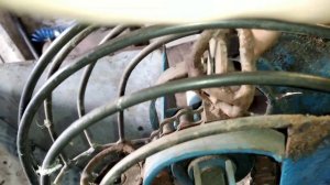 Самодельная однорядная картофелесажалка к минитрактору.