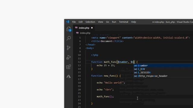 Kurs PHP - 17 - Deklaracja funkcji i ich parametry (2020) смотреть онлайн
