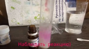 №6 ЗЖ РЕАКЦИЯ ГИДРОКСИДА КАЛЬЦИЯ И ФЕНОЛФТАЛЕИНА