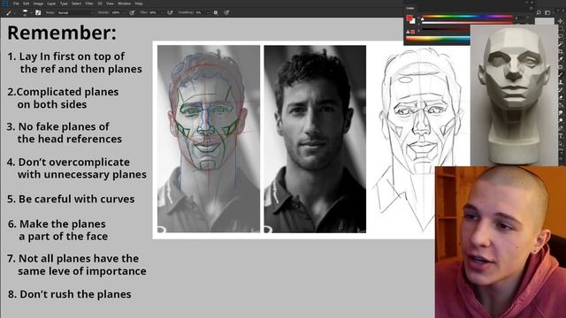 Head Drawing Exercises by Angel Ganev смотреть онлайн