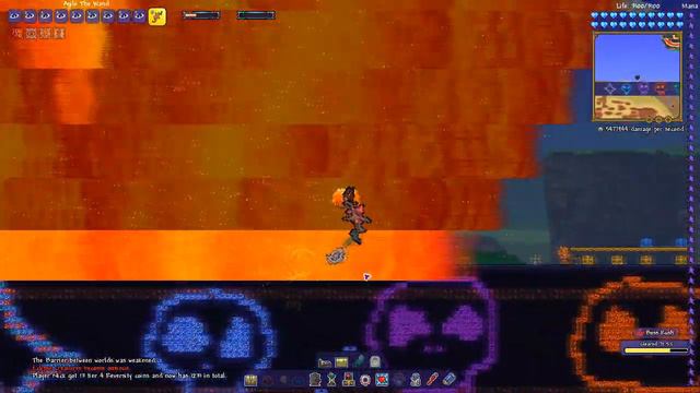 Terraria Supreme Buffed SPEED The Wand vs Calamity Mod Death Mode Boss Rush смотреть онлайн