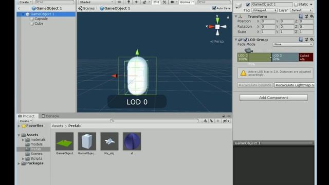 Unity Как использовать Lod компонент смотреть онлайн