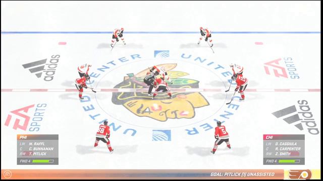 (EA SPORTS NHL 20) PS4 Season Gameplay (Philadelphia Flyers vs Chicago Blackhawks) 10 24 2019 смотреть онлайн