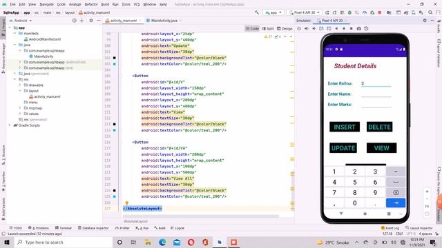 how to create student database using sqlite in android studio смотреть онлайн