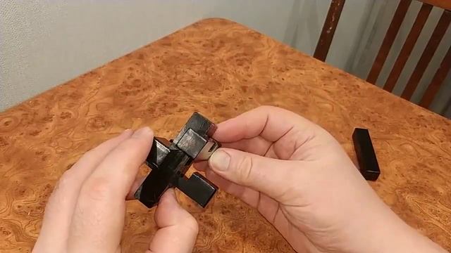 Dubois Cross / Makarov Cross / Sea Node / 6 Pillar Design IQ Brain Teaser - Головоломка крест Дюбу смотреть онлайн