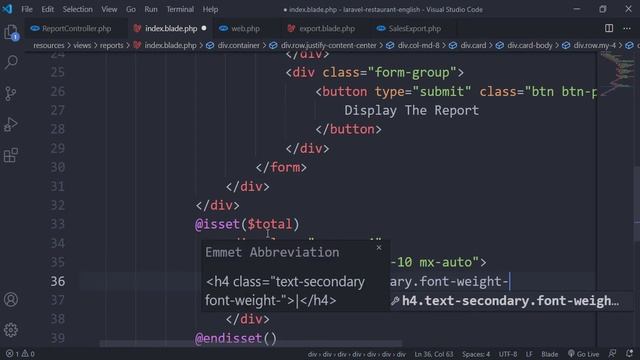 Laravel Restaurant Management System -18- (generating reports part 2) смотреть онлайн