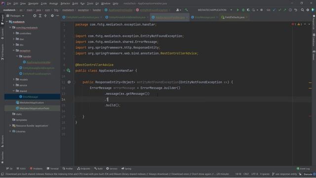 Formation Spring Boot #16 | REST API Exception Handling смотреть онлайн