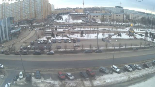 Кемерово бульвар Строителей 6 04 2021 4K Ultra HD Timelapse №2 смотреть онлайн